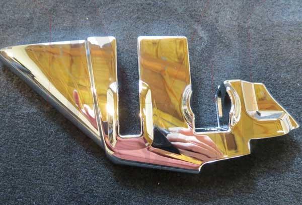 PILLAR CHROME COVER - LEFT SIDE