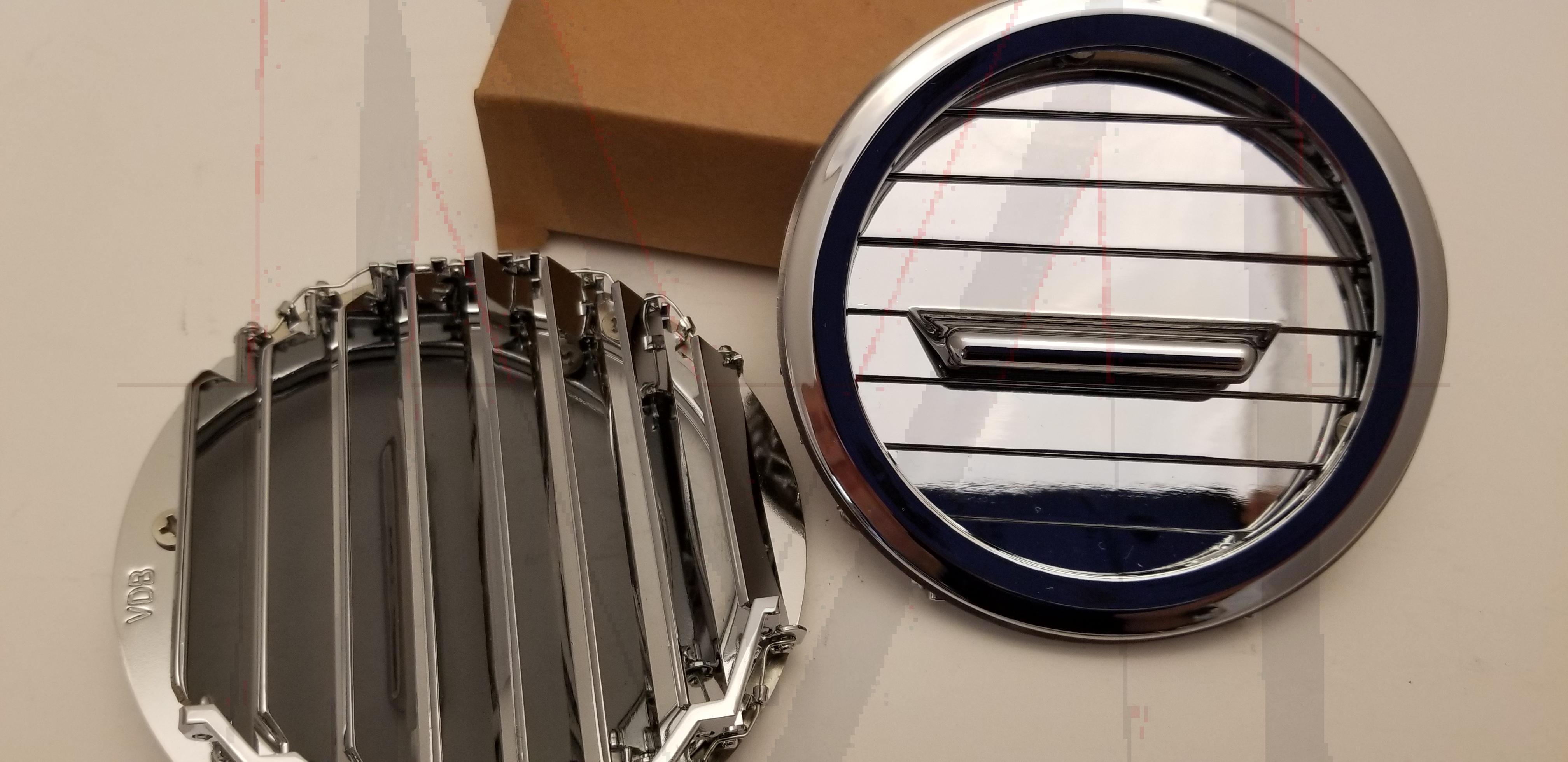 AC CHROME VENT GRILLE
